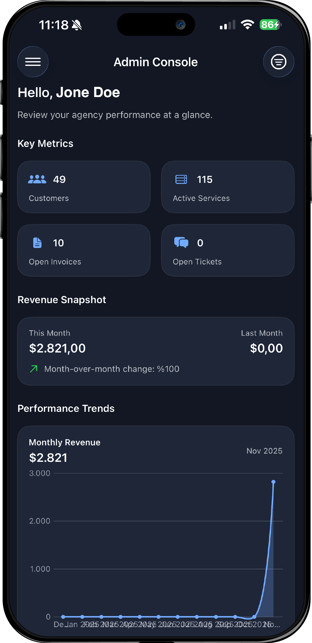 Swipe through the latest iOS screens. Android experience launches soon.